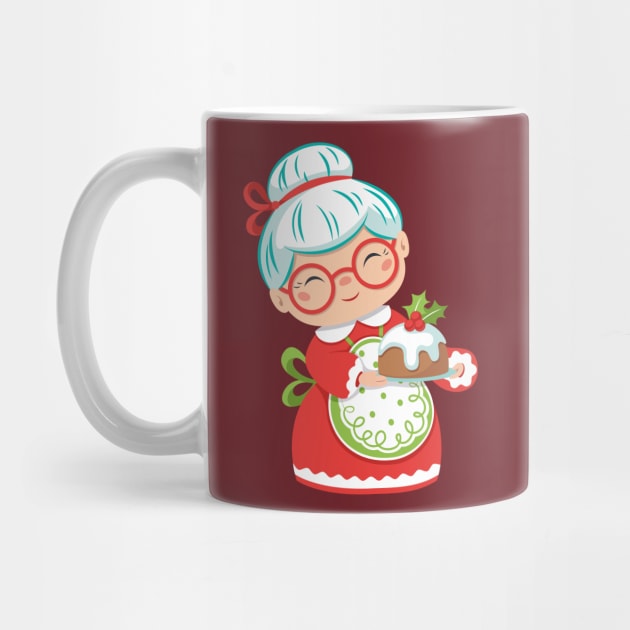 Cute Christmas Granny by kameleon